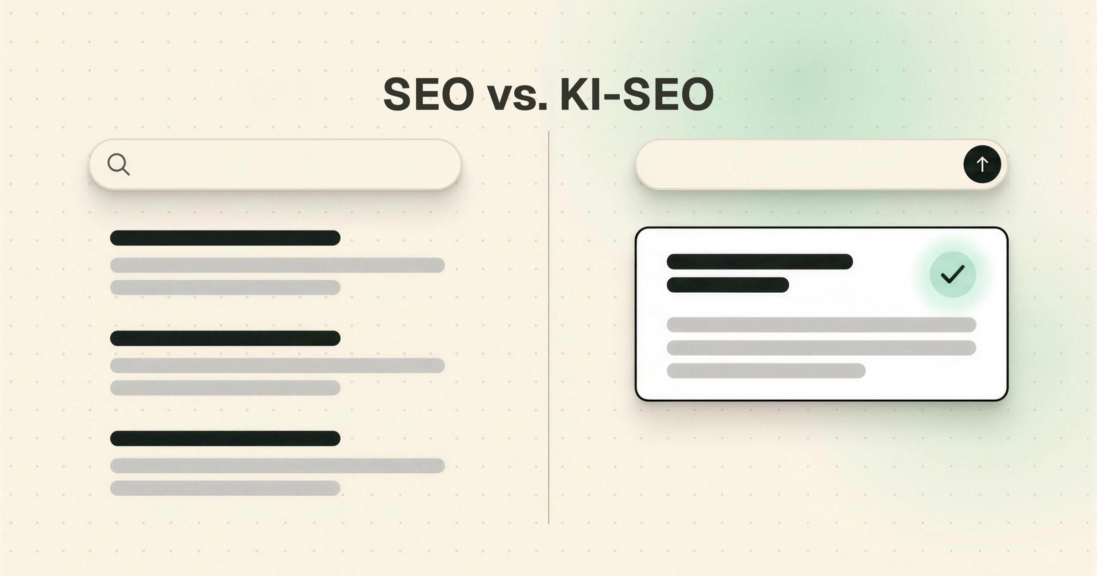 SEO vs. KI SEO: Was Schweizer KMU heute wissen müssen